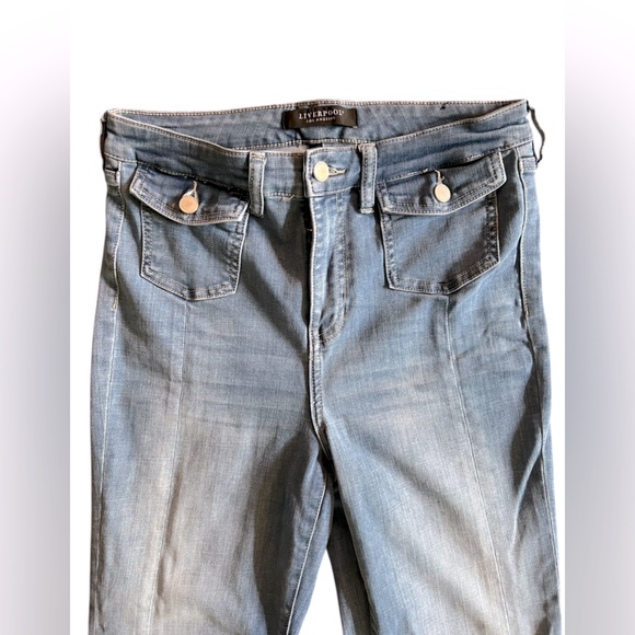 Liverpool Hannah Flare with flap front pocket size 10/30 - Picture 6 of 9